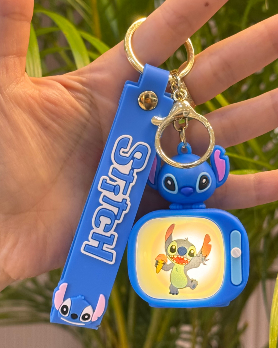 LLAVERO LAMPARA STICH