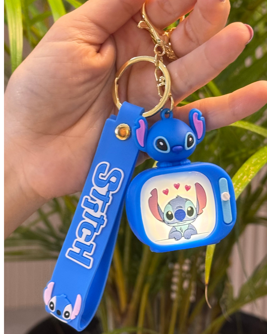 LLAVERO LAMPARA STICH
