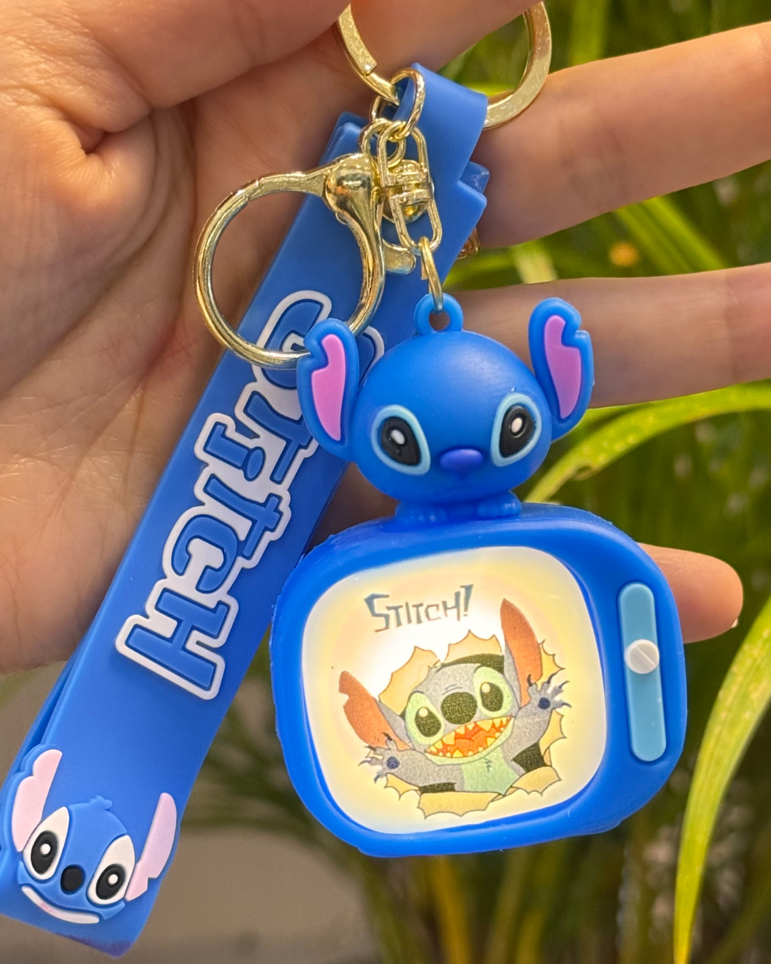 LLAVERO LAMPARA STICH