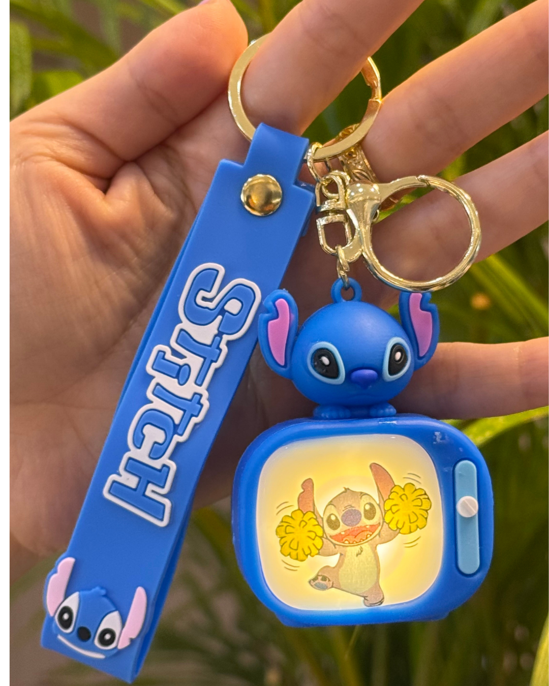 LLAVERO LAMPARA STICH