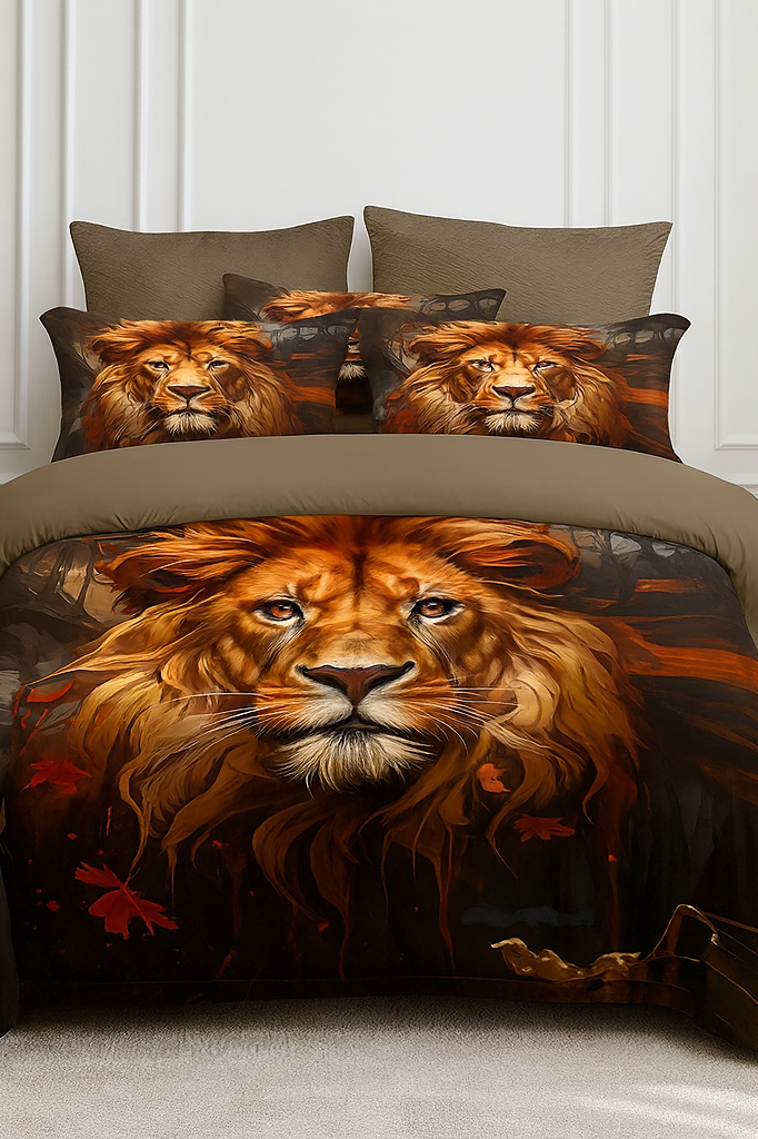 SABANAS QUEEN  3D 4 PIEZAS /  AJ0618