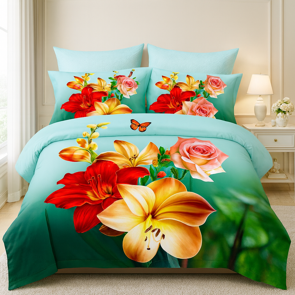 SABANAS  KING 3D 4 PIEZAS /  AJ0619